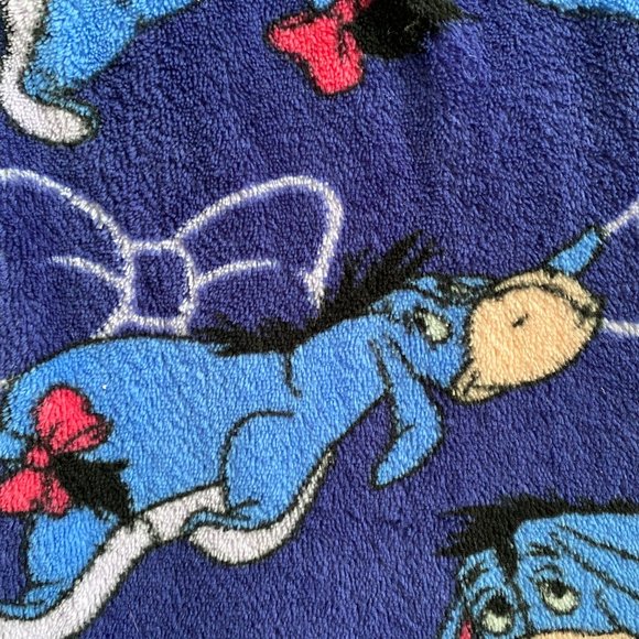 Woman's DISNEY Eeyore Purple&Blue Plush PJs Size M(8-10) - Picture 2 of 6
